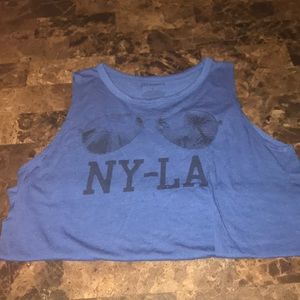 Dark blue tank top